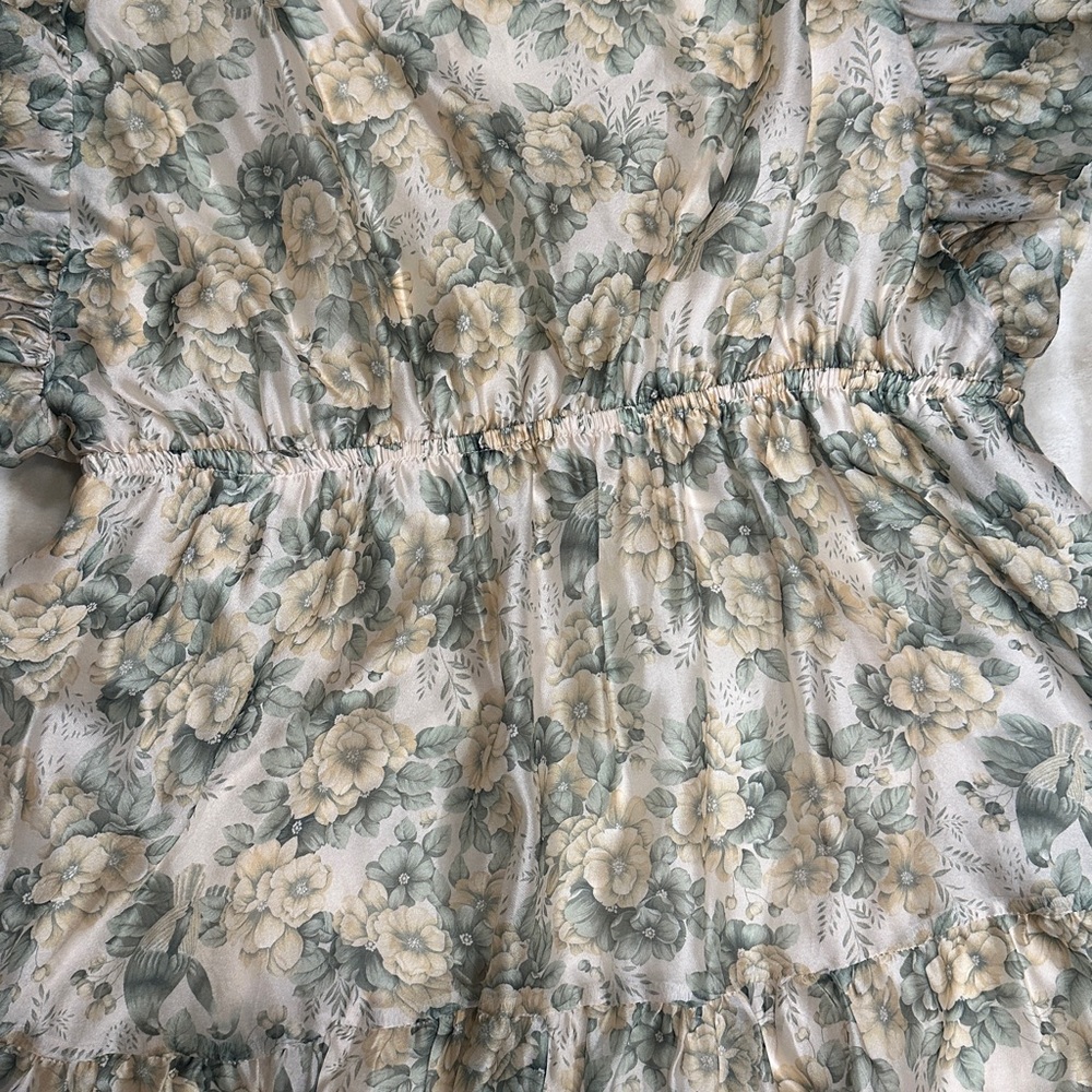 Floral Ruffle Dress - Picture 3 of 4